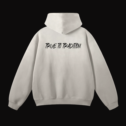 Monkey Washed Hoodie - Beige