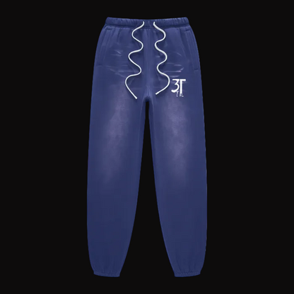 Monkey Washed Pants - Royal Blue